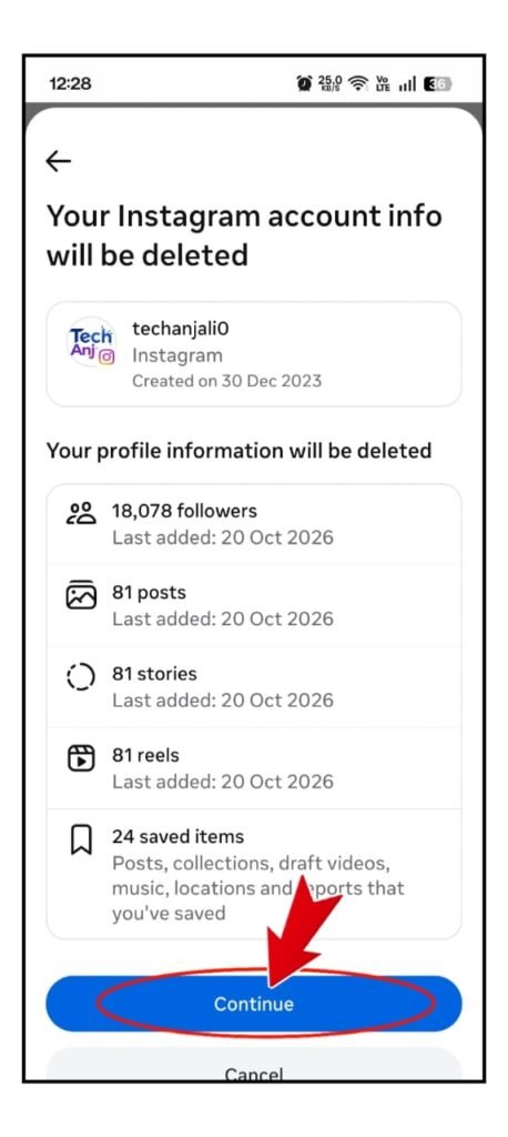 Instagram Account Delete Kaise Kare 2026