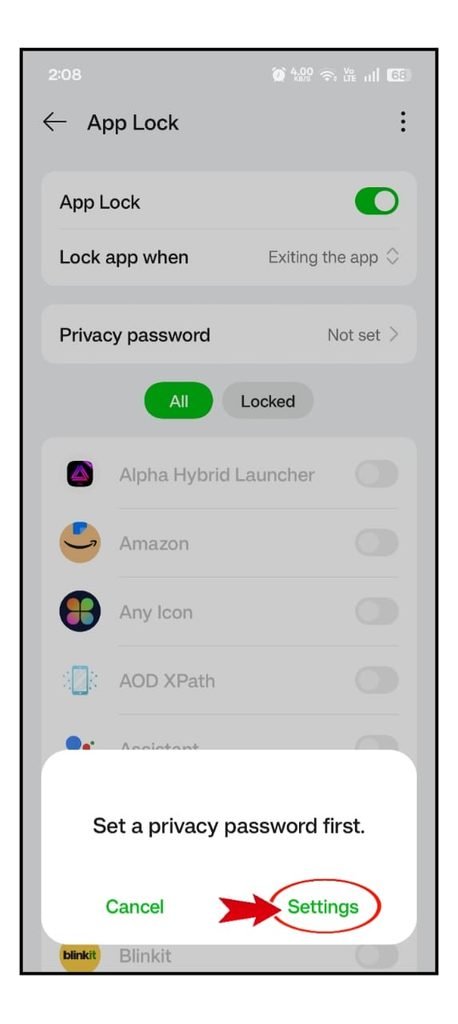 Facebook App Par Lock Kaise Lagaye 2026